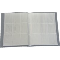 Leere Sammelmappe - 12 Seiten (216 Karten) - Ideal für Sammel Bilder/Karten - Farbe Neutral