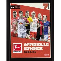 Topps Bundesliga Sammelsticker 2023/24 - 1 Sticker-Starter(Album inkl. 20 Sticker)