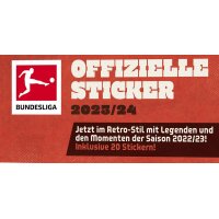 Topps Bundesliga Sammelsticker 2023/24 - 1 Sticker-Starter(Album inkl. 20 Sticker)