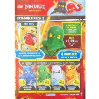 LEGO Ninjago Serie 9 Trading Cards - 1 Multipack #2 (zufällige Auswahl)