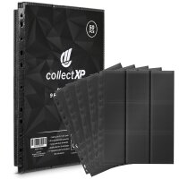 collectXP - Albumseiten – (50 Stk./Packung - schwarz)