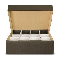 collectXP - Riesen Deck-Box für 4.000 Karten + 16er Unterteilung - (schwarz)