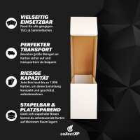 collectXP - Riesen Deck-Box für 1.000 Karten - (weiß)