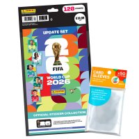 Bundle mit World Cup 2026 Sticker - 1 Update Set + exklusive collect-it Hüllen (Eigenmarke Bundle)